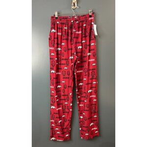 NWT NCAA Arkansas Razorbacks Men's Size Small Lounge Pajama Pant
